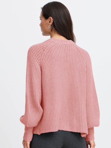 Fransa Knit cardigan 'Beverly' in Pink