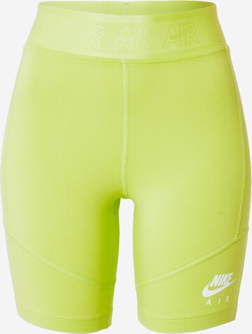 Nike Sportswear Skinny Leggings 'Air' - zöld: elől