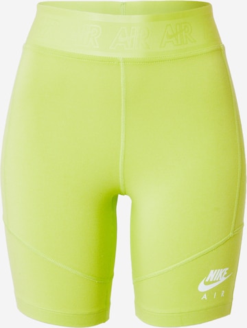Nike SportswearSkinny Tajice - zelena boja: prednji dio