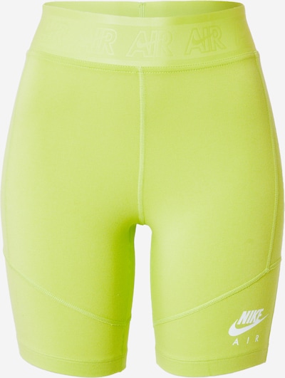 Nike Sportswear Leggings en citron vert / blanc, Vue avec produit