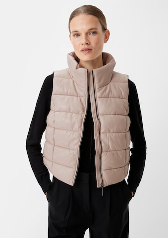 Gilet COMMA en beige : devant