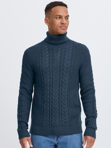 BLEND Rollkragenpullover 'BHBASIM' in Blau: Vorderseite