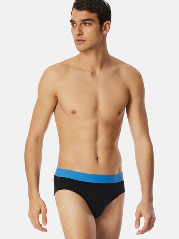 Slip '95/5' di SCHIESSER in blu: frontale