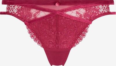 Hunkemöller Стринг 'Raine' в тъмночервено, Преглед на продукта