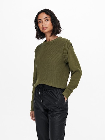 Pullover 'Birch' di ONLY in verde: frontale