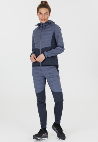 ENDURANCE Slim fit Sports trousers 'Eluna' in Grey