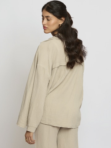 Chemisier 'Amelie' Lilavie en beige