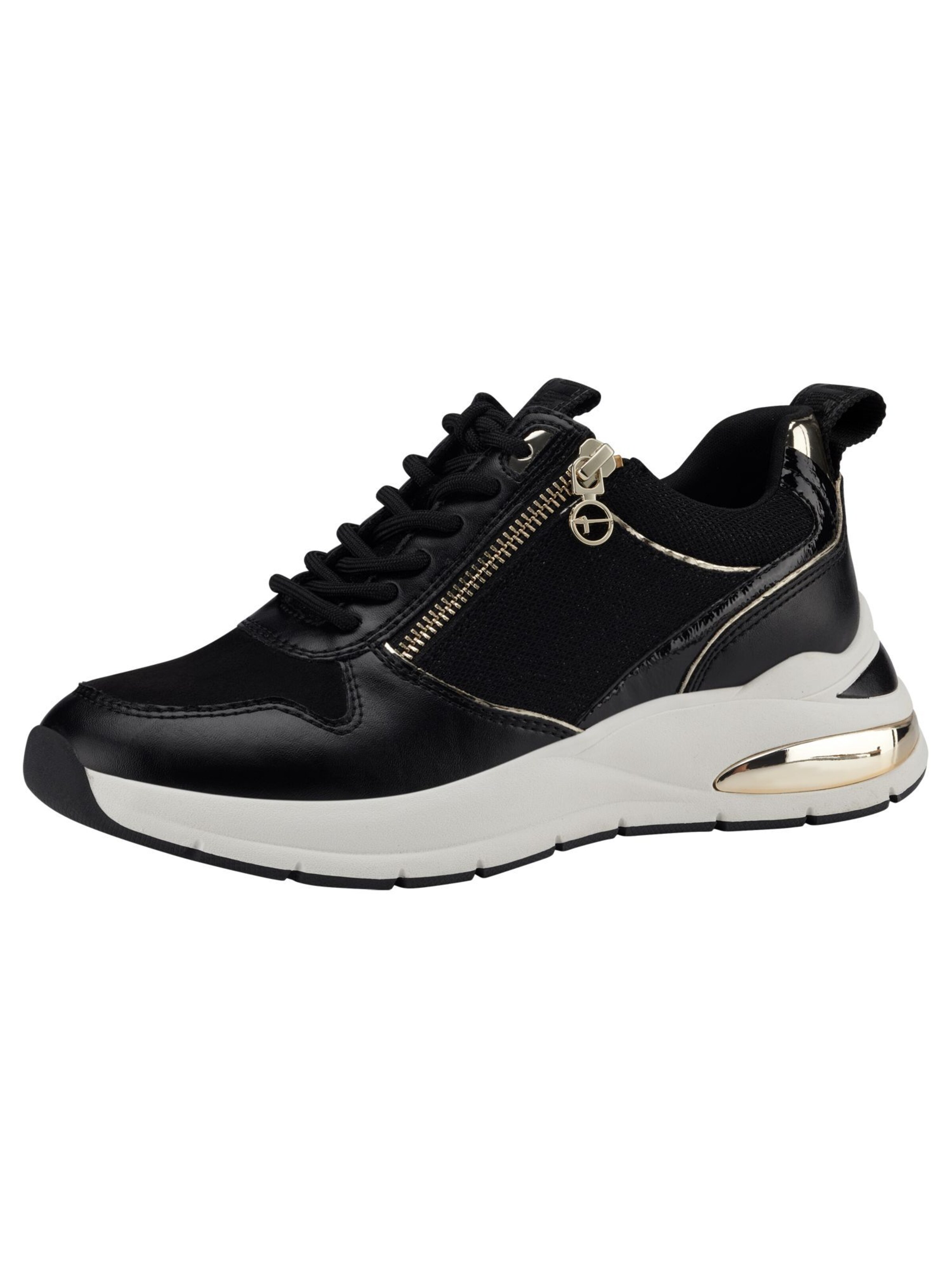 Tamaris Sneakers laag in Zwart: voorkant