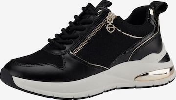 TAMARIS Sneakers laag in Zwart: voorkant