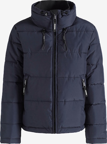 khujo Winter Jacket 'Tuba 2' in Blue: front