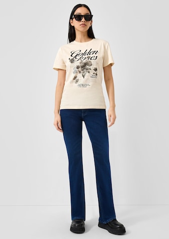 QS T-Shirt in Beige