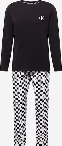 Calvin Klein Underwear Pikk pidžaama, värv must: eest vaates