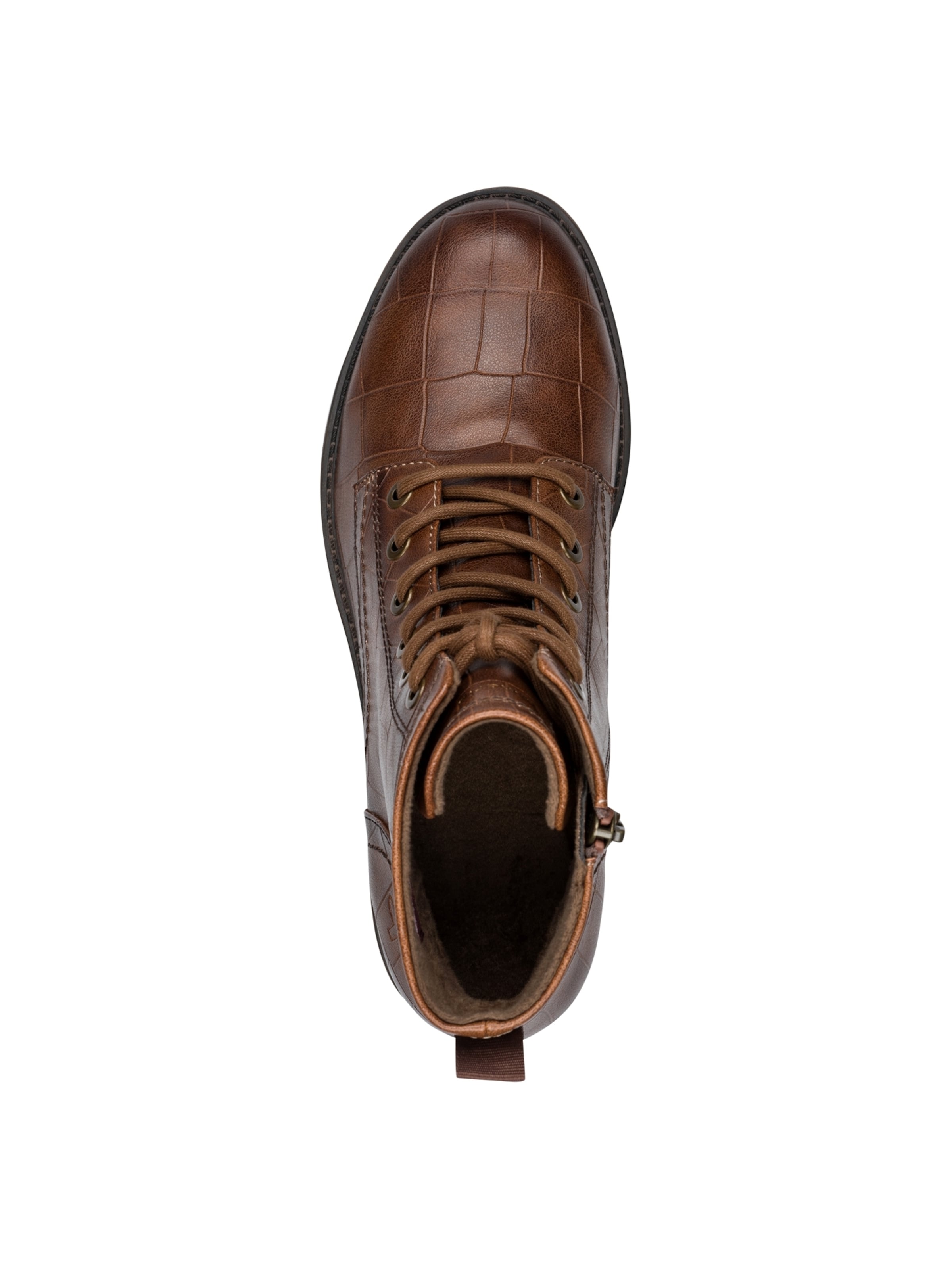 Bottines à lacets Tamaris en marron