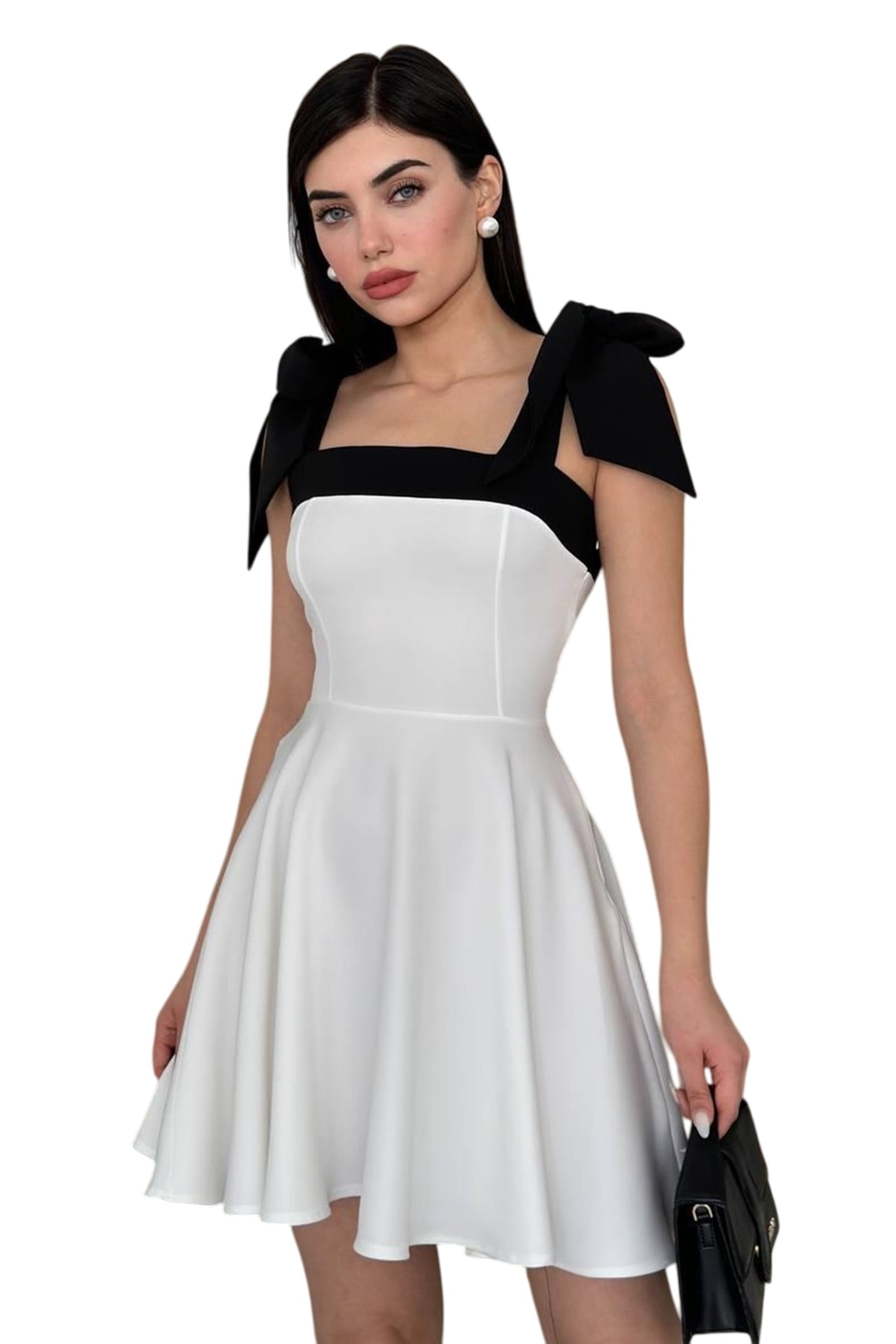 Robe WOMAN VISION en blanc : devant