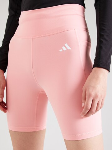 Skinny Pantaloni sportivi 'OPT ESS' di ADIDAS PERFORMANCE in rosa