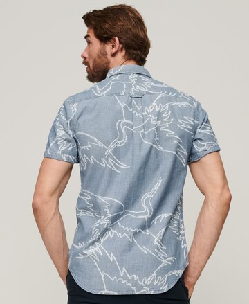 Coupe regular Chemise Superdry en bleu