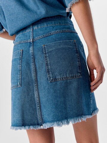 Jupe 'MELIA' OBJECT en bleu