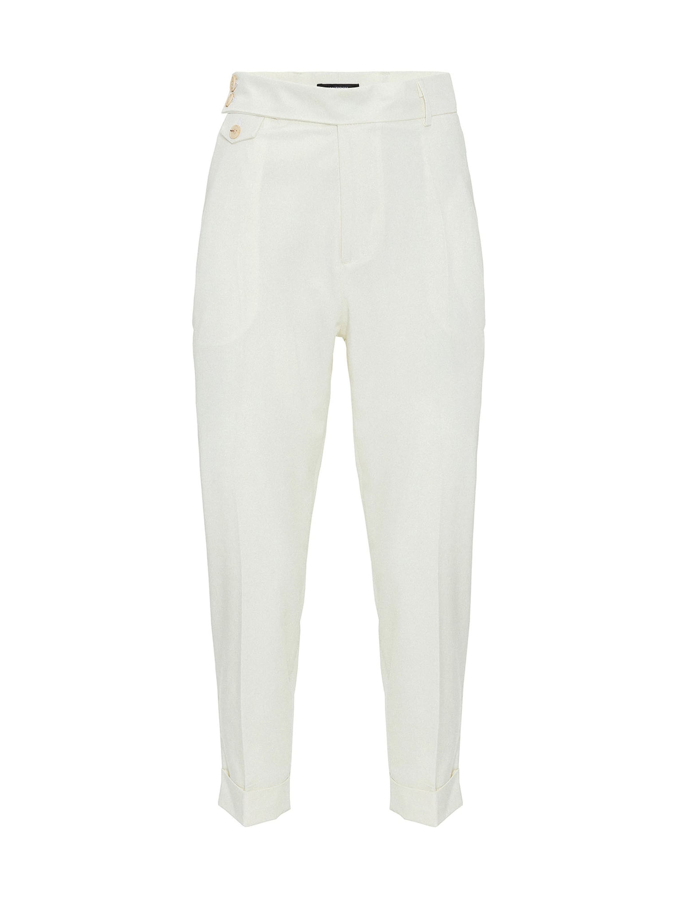 Antioch Regular Trousers with creases in Beige: front