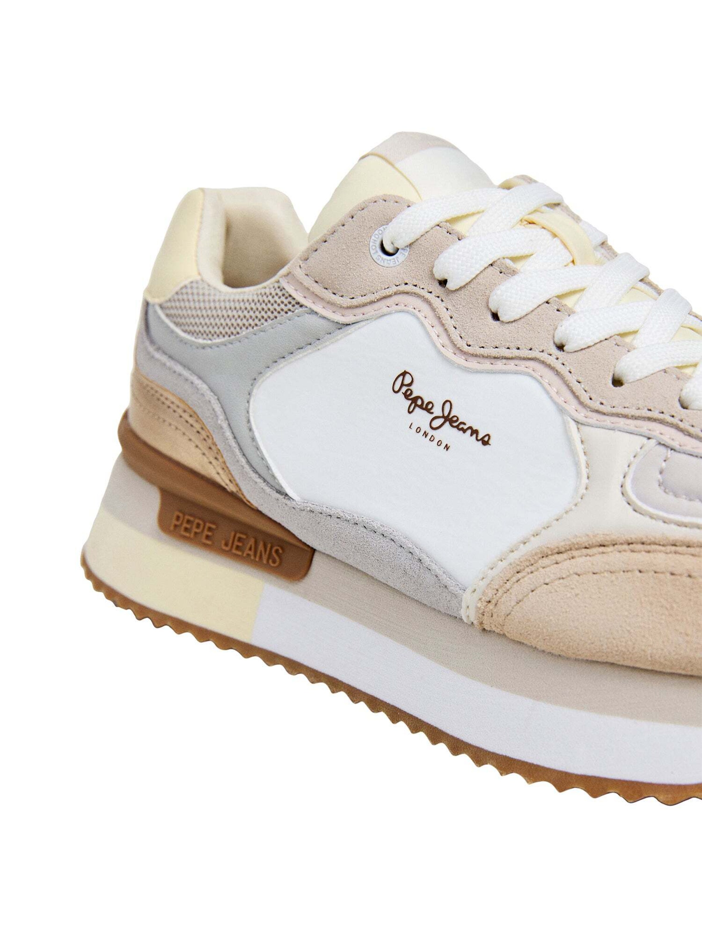 Sneaker bassa 'RUSPER RACER' di Pepe Jeans in beige