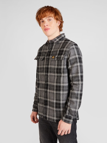 Superdry Демисезонная куртка 'Miller' в Серый: спереди