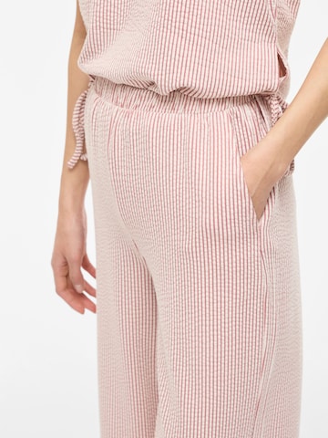 VILA - Pierna ancha Pantalón en rosa