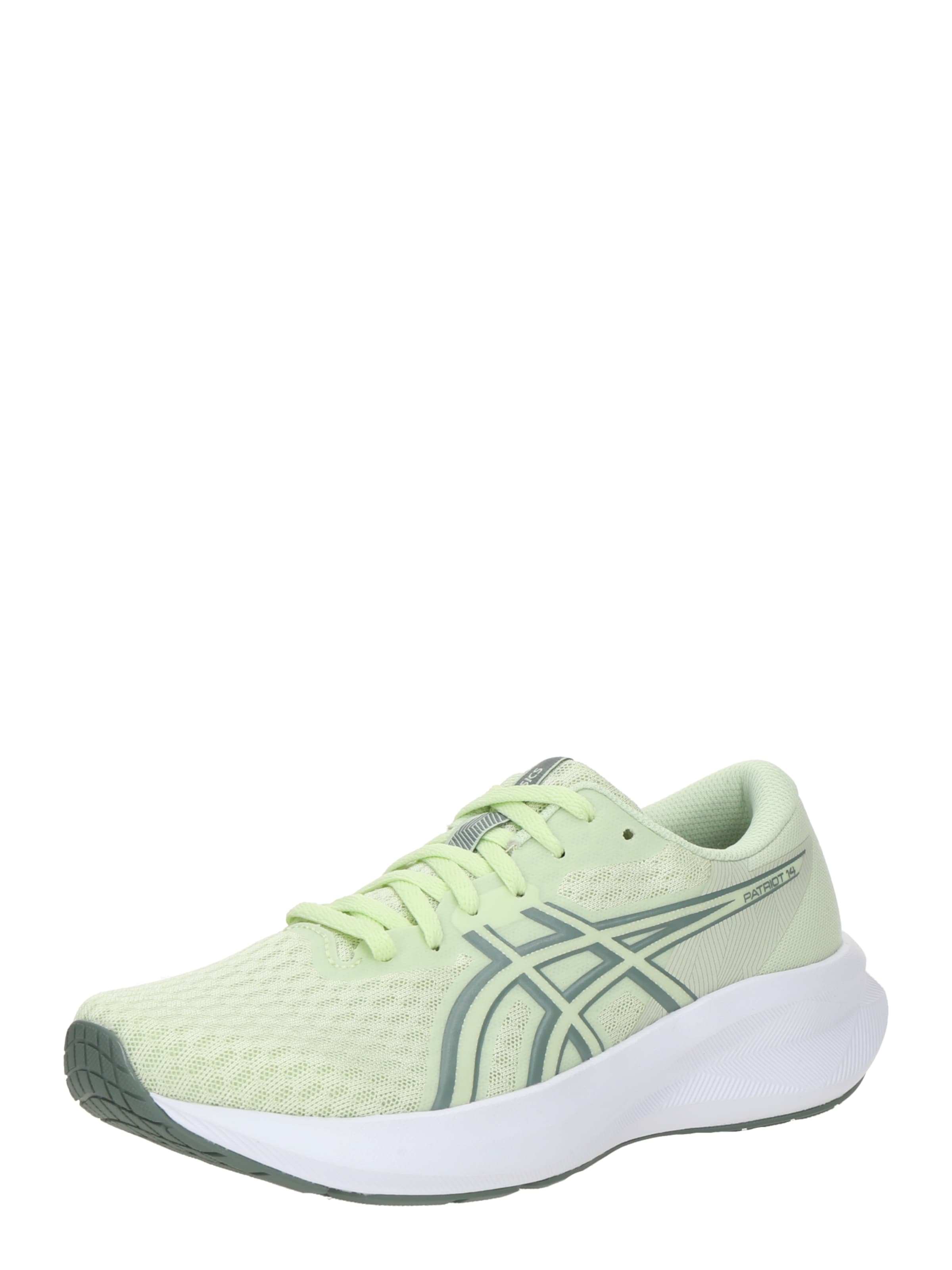 Chaussure de course &#x27;Patriot 14&#x27; ASICS en vert : devant