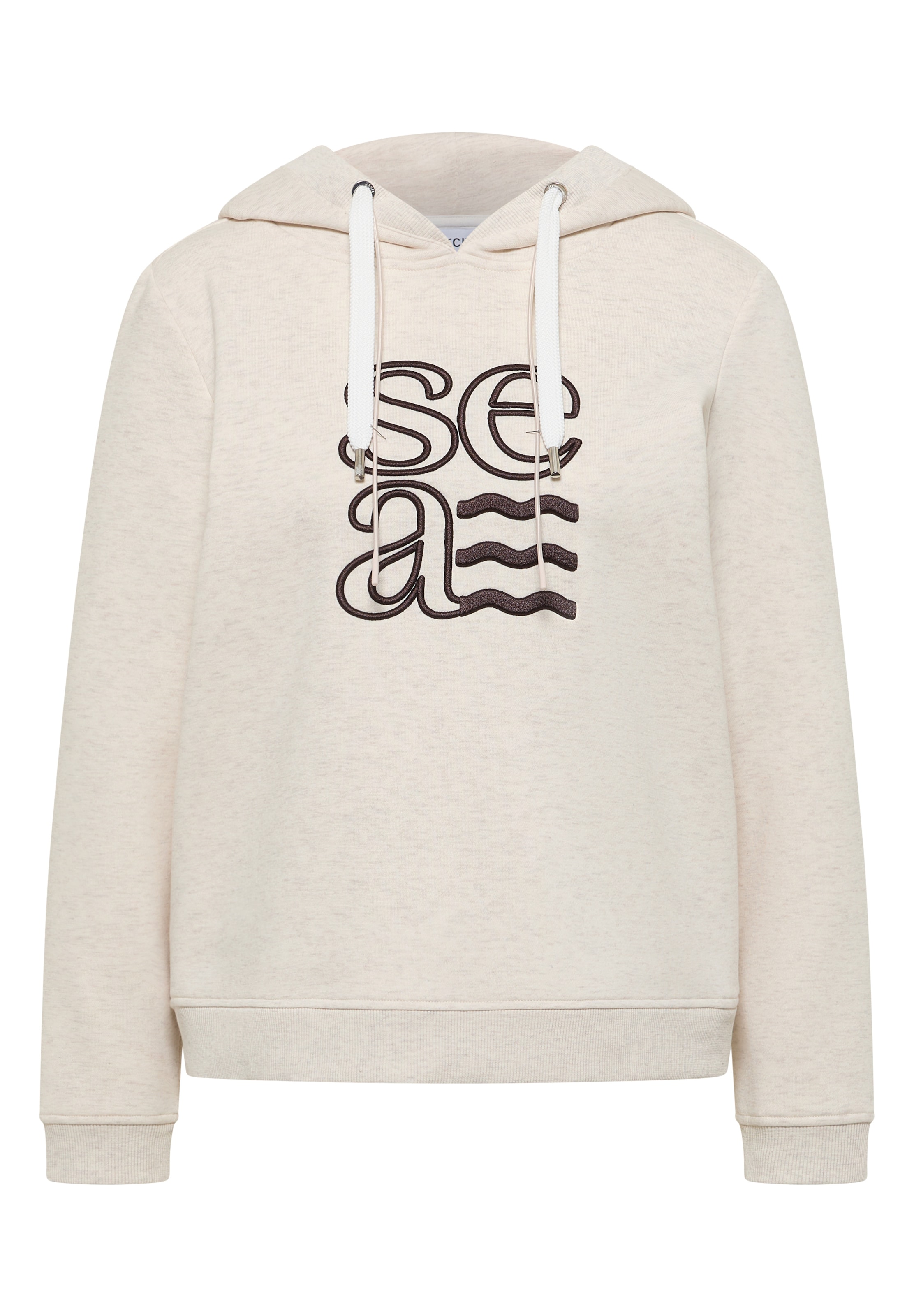 CECIL Sweatshirt in Beige: front