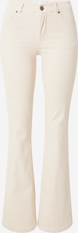 Springfield Flared Pants in Beige: front