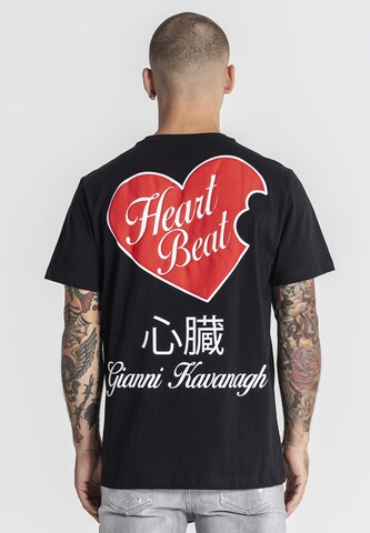 T-Shirt 'Heart' Gianni Kavanagh en noir : devant