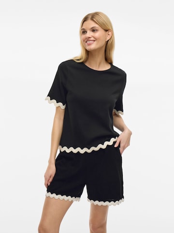 VILA Tričko 'VICalisa' - Čierna: predná strana