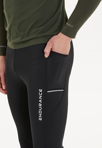 ENDURANCE Skinny Sporthose 'Energy' in Schwarz