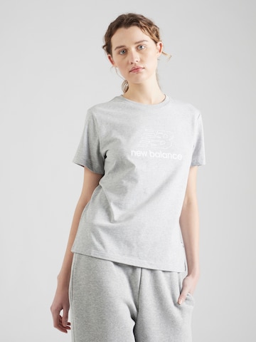 T-shirt new balance en gris : devant