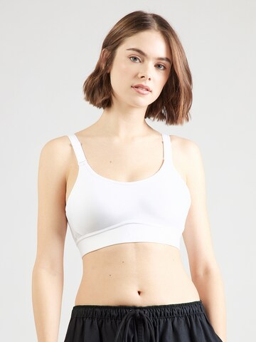 UNDER ARMOUR Korzetová Sportovní podprsenka 'Infinity 2.0' – bílá: přední strana