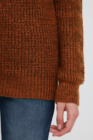ICHI Sweater 'IHODANSA LS' in Brown