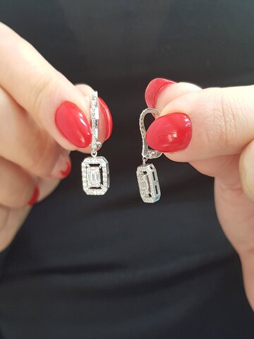 EinStein Diamant Earrings in Silver