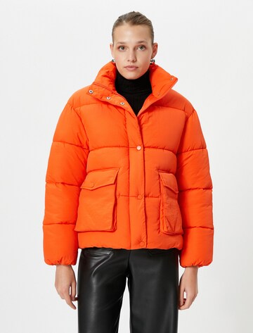 Koton Between-Season Jacket in Orange: front