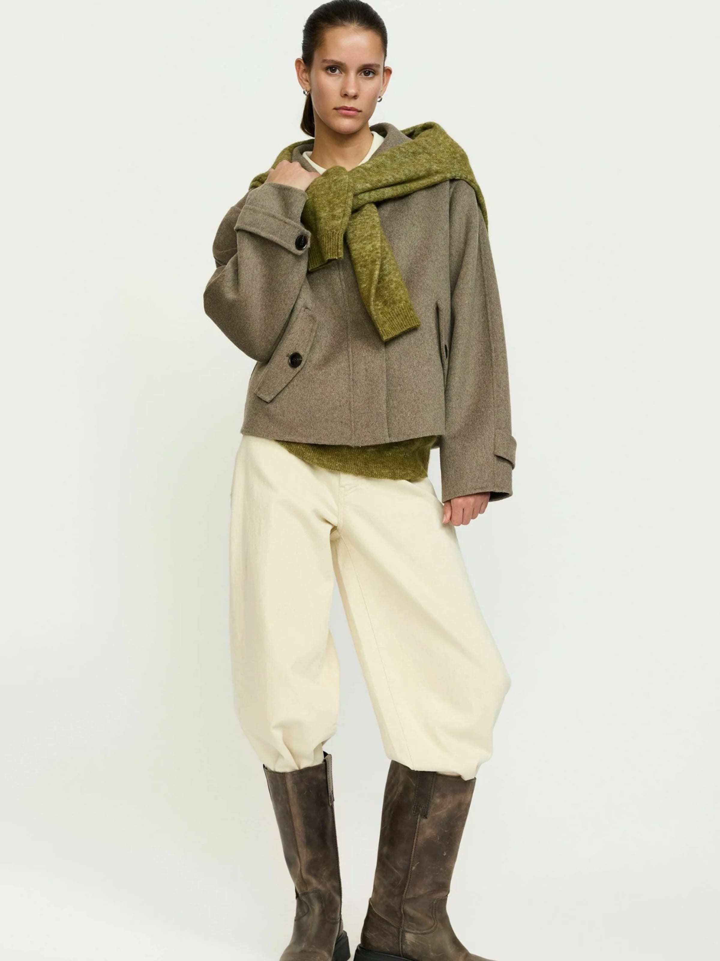 Soft Rebels Between-season jacket ' SRAlire ' in Beige