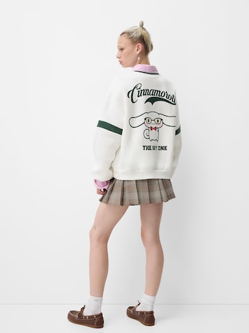 Bershka Sweatshirt in Wit