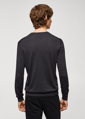 MANGO MAN Pullover 'seda' in Grau