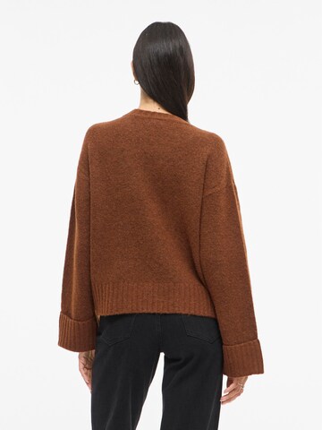 VILA Sweater 'VILuna' in Brown