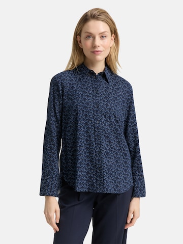 TOM TAILOR Blouse in Blue: front