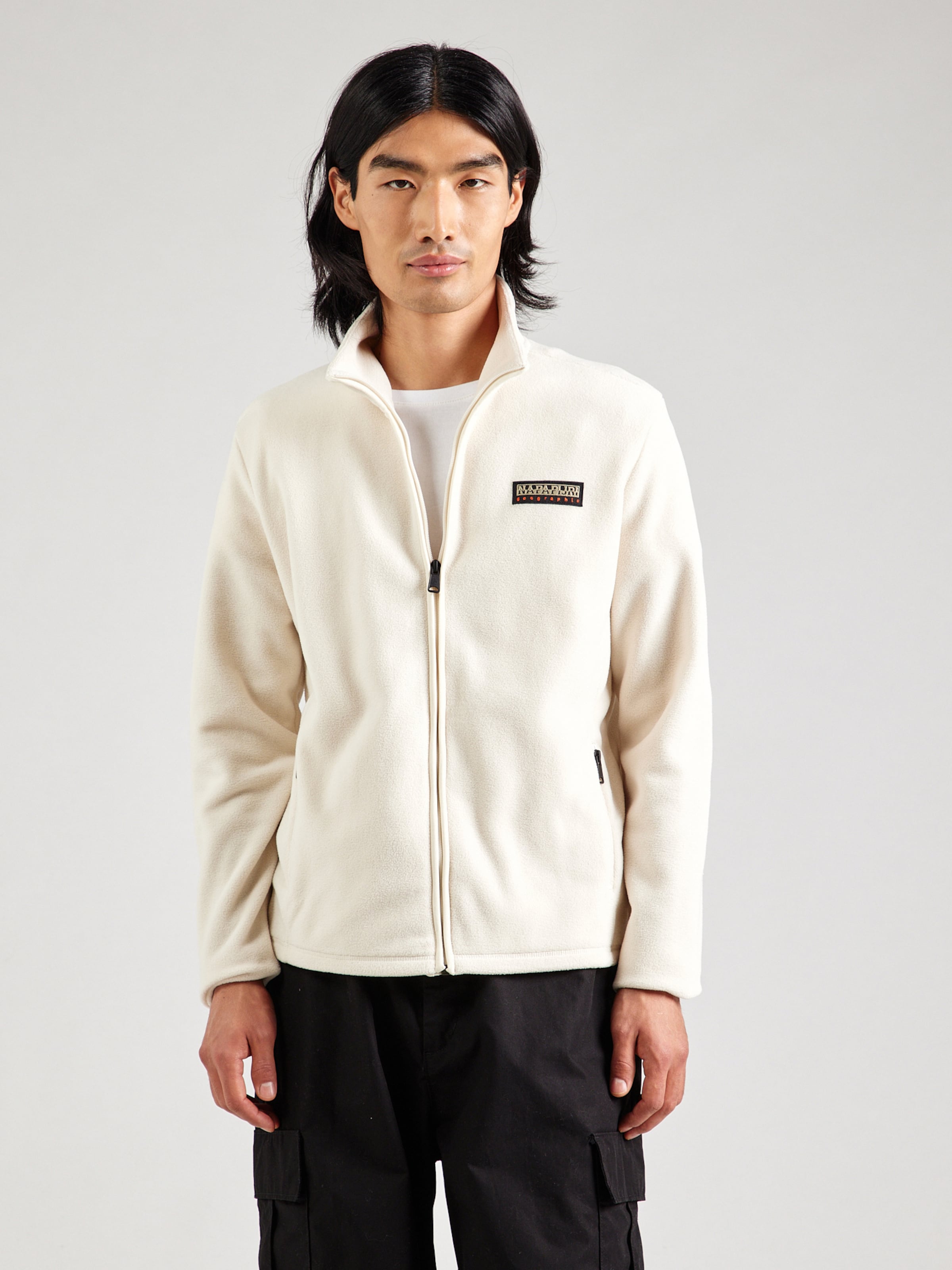 Veste en polaire T IAATO NAPAPIJRI en Creme ABOUT YOU