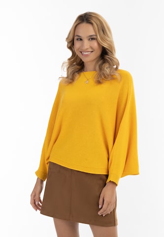 IZIA Пуловер в жълто: отпред