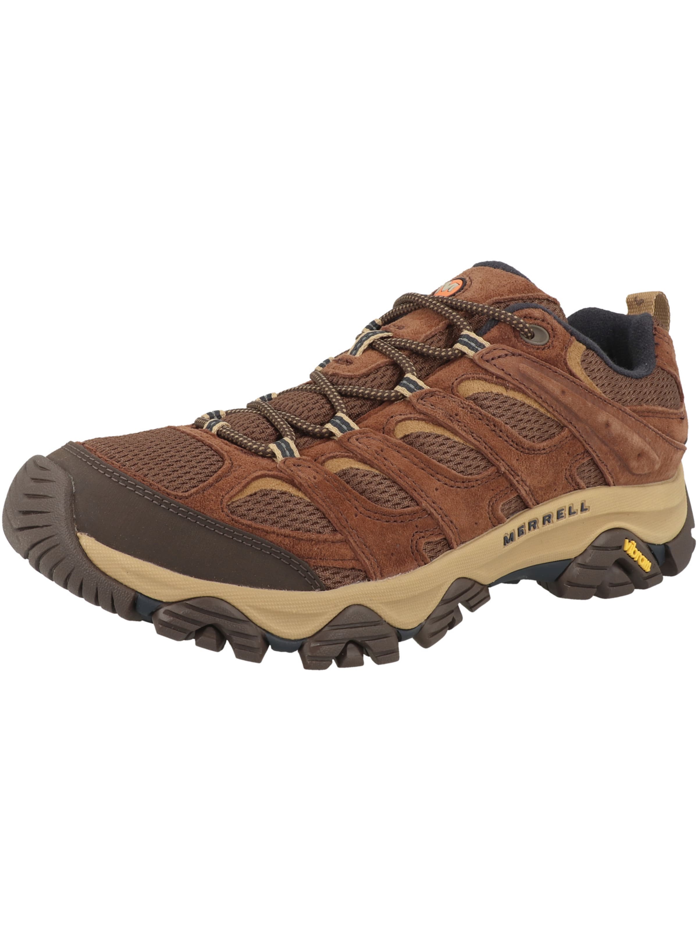 MERRELL Lage schoen ' Moab 3 ' in Bruin: voorkant