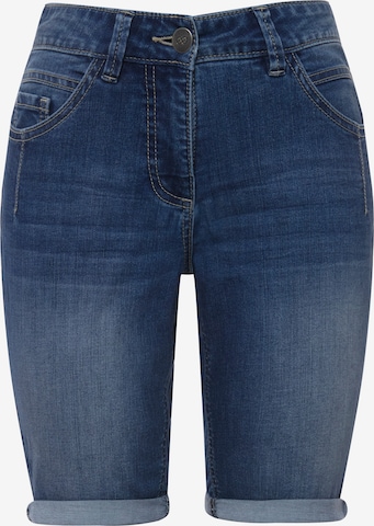 LAURASØN Slimfit Jeans in Blauw: voorkant