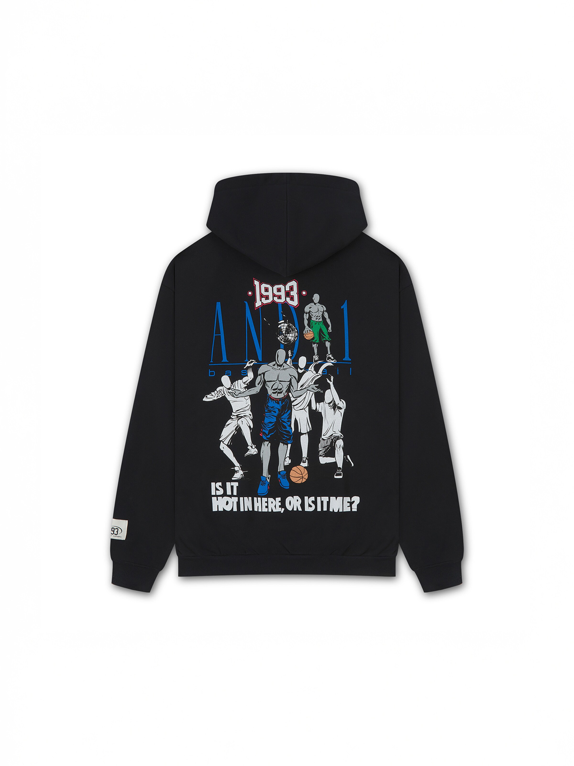 AND1 Sweatshirt 'Core Retro' i svart