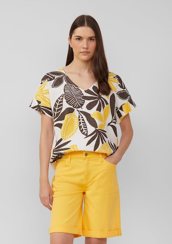 T-shirt s.Oliver en beige : devant
