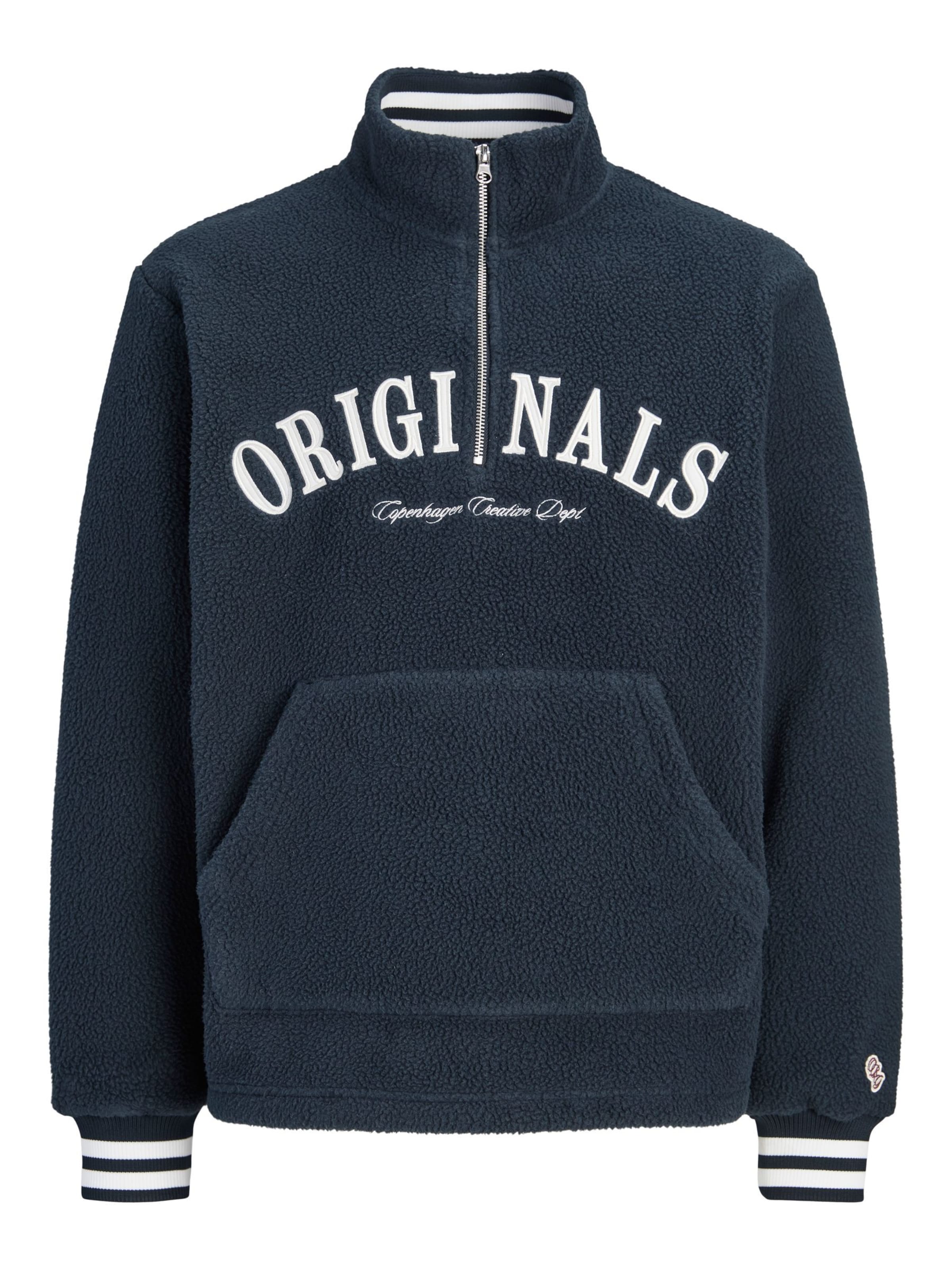 JACK & JONES Sweater 'JORFREDERIKSBERG' in Blue: front