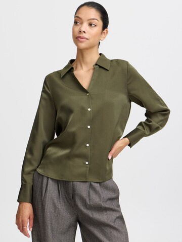 Camicia da donna 'Dolora ' di b.young in verde: frontale