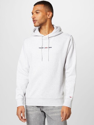 Tommy Jeans - Sweatshirt em cinzento: frente